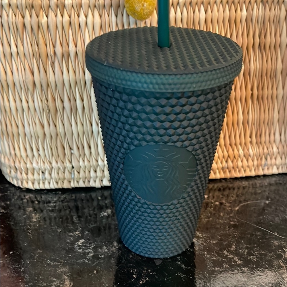 NWT Starbucks Green Textured Drinkware Tumbler